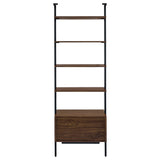Owens 3-piece 96-inch Wall Mounted Bookshelf Set Walnut - Tampa Furniture Outlet