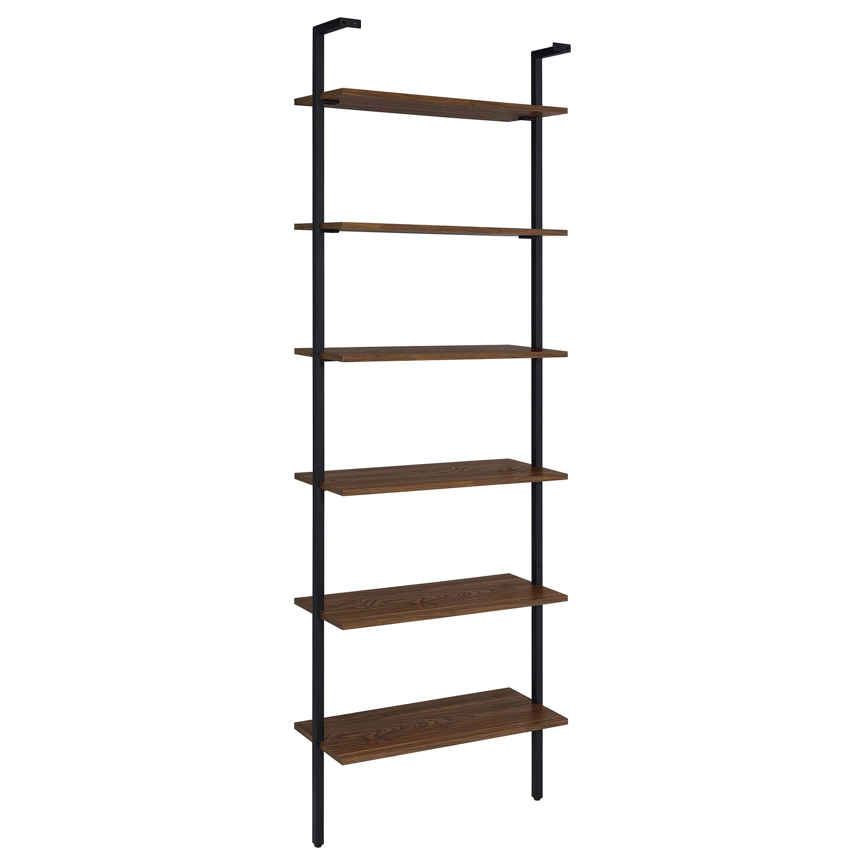 Owens 3-piece 96-inch Wall Mounted Bookshelf Set Walnut - Tampa Furniture Outlet