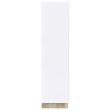 Dalton 65-inch 6-shelf Bookcase White and Distressed Pine - Tampa Furniture Outlet