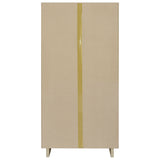 Dalton 65-inch 6-shelf Bookcase White and Distressed Pine - Tampa Furniture Outlet