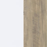 Dalton 65-inch 6-shelf Bookcase White and Distressed Pine - Tampa Furniture Outlet