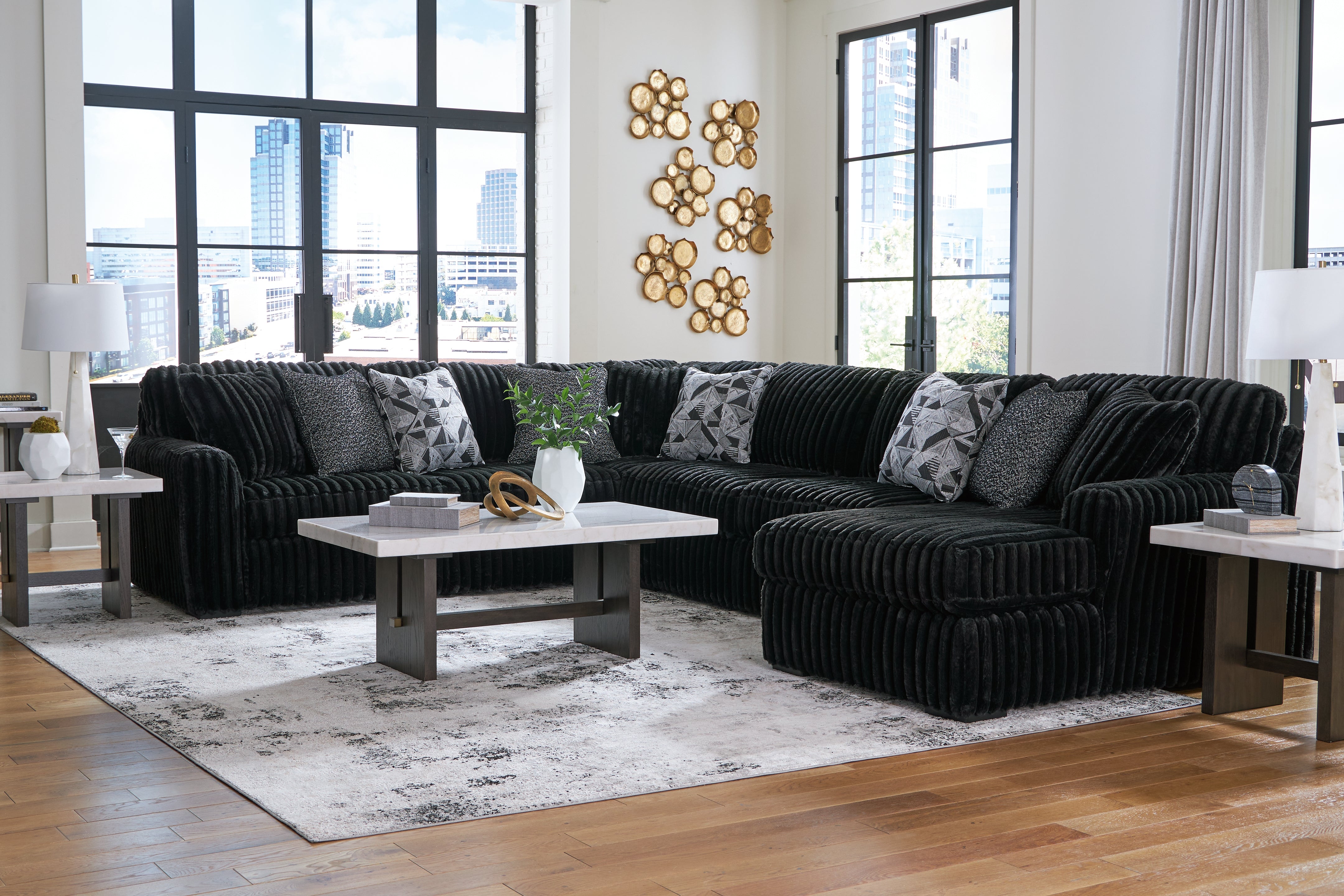 Tampa Furniture Outlet - Ashley Furniture - Midnight-Madness Sectional