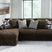 Tampa Furniture Outlet - Ashley Furniture - Midnight-Madness Sectional - RAF 2-Piece Sectional Sofa with Chaise / Chocolate - 98104S1