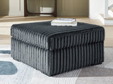 Tampa Furniture Outlet - Ashley Furniture - Midnight-Madness Living Room - Oversized Accent Ottoman / Gunmetal - 9810508