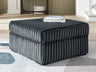 Tampa Furniture Outlet - Ashley Furniture - Midnight-Madness Living Room - Oversized Accent Ottoman / Gunmetal - 9810508