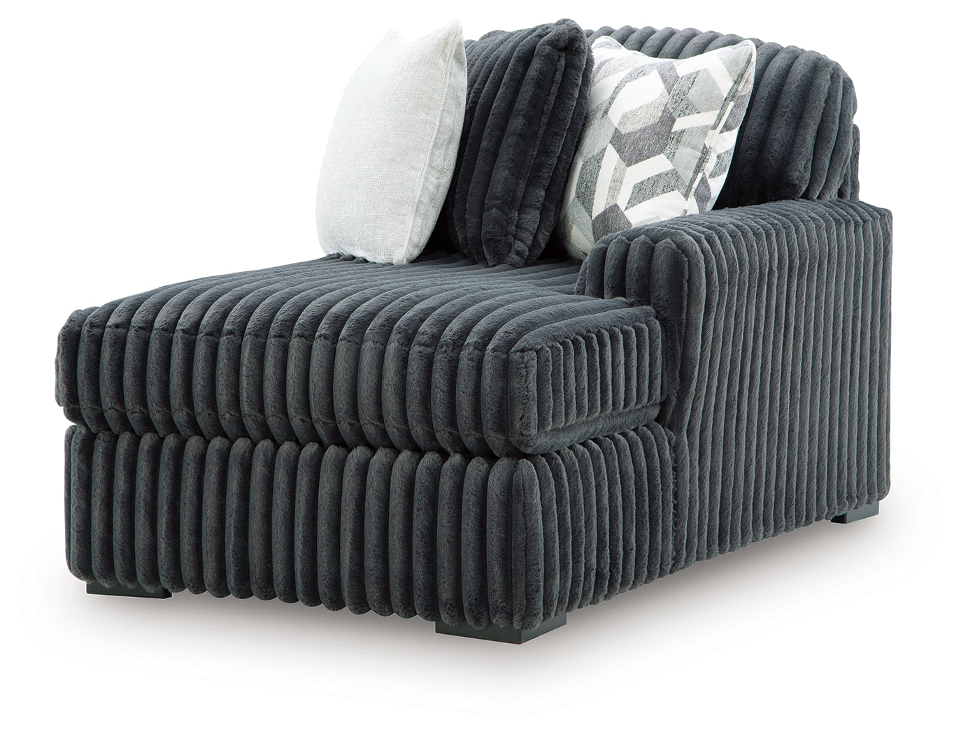 Midnight-Madness 3-Piece Sectional with Chaise - Tampa Furniture Outlet
