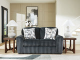 Tampa Furniture Outlet - Ashley Furniture - Midnight-Madness Living Room - Loveseat / Gunmetal - 9810535