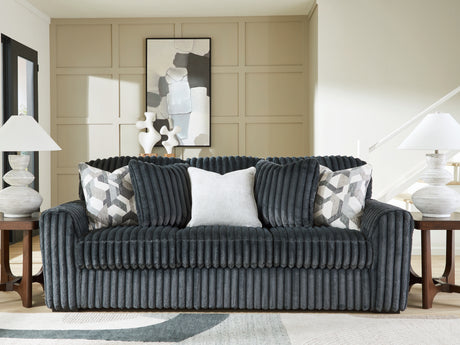 Tampa Furniture Outlet - Ashley Furniture - Midnight-Madness Living Room - Sofa / Gunmetal - 9810538