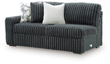 Midnight-Madness 3-Piece Sectional with Chaise - Tampa Furniture Outlet