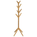 Tampa Furniture Outlet - Coaster - Margaret Solid Wood Coat Rack Clothing Hanger Natural Oak - 983271