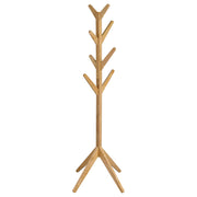 Tampa Furniture Outlet - Coaster - Margaret Solid Wood Coat Rack Clothing Hanger Natural Oak - 983271