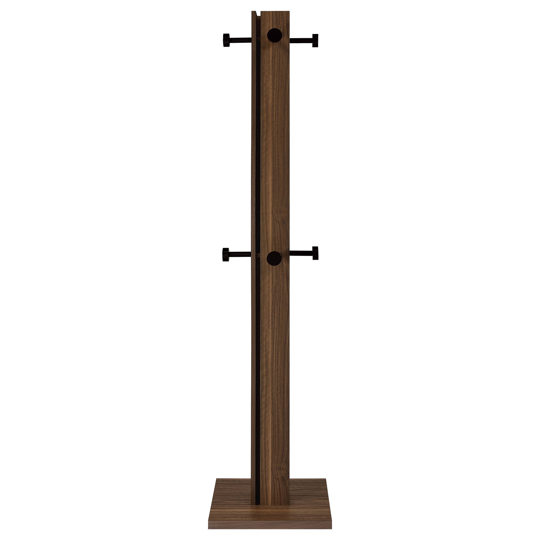 Rikkie Engineered Wood Coat Rack Walnut - Tampa Furniture Outlet