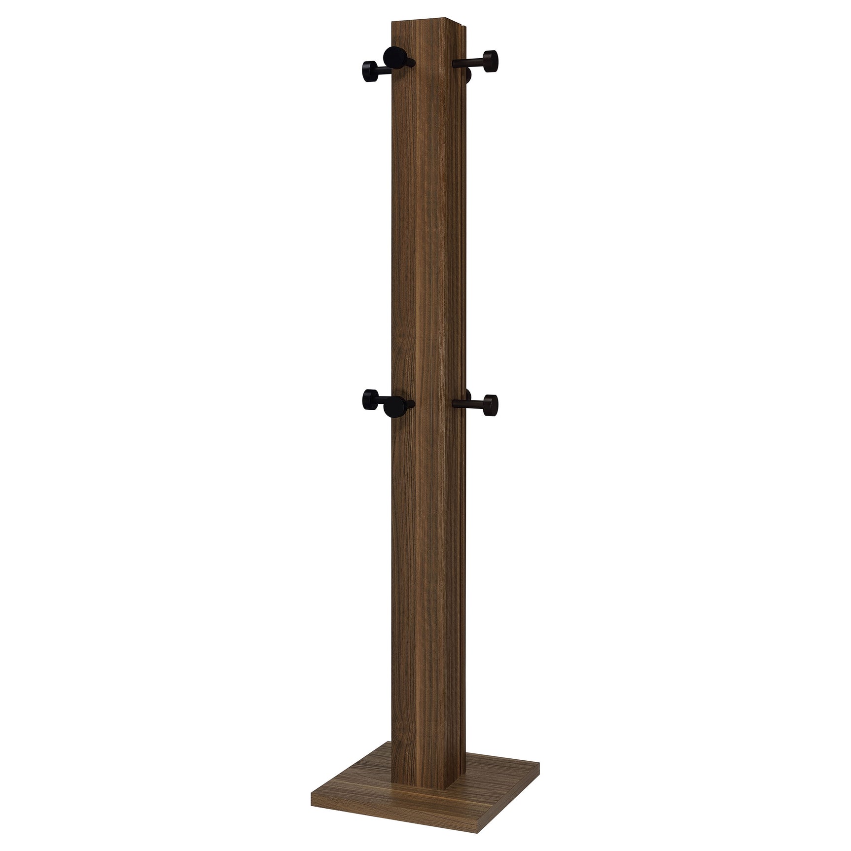 Rikkie Engineered Wood Coat Rack Walnut - Tampa Furniture Outlet
