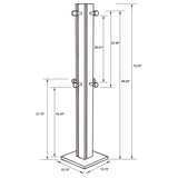 Rikkie Engineered Wood Coat Rack Walnut - Tampa Furniture Outlet