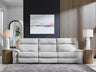 Tampa Furniture Outlet - Ashley Furniture - Social Pointe Sectional - 3-Piece Power Reclining Sectional / Pearl/Ash - PC98802S1