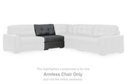 Tampa Furniture Outlet - Ashley Furniture - Brindley Pier Sectional - Armless Chair / Fog - 9950346