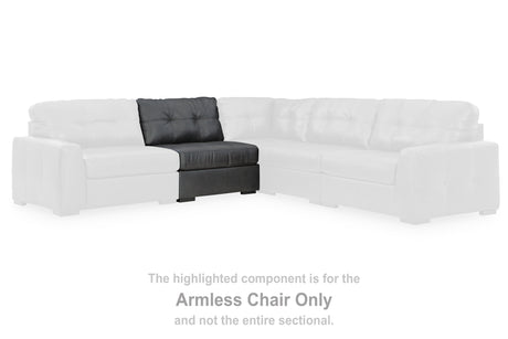 Tampa Furniture Outlet - Ashley Furniture - Brindley Pier Sectional - Armless Chair / Fog - 9950346