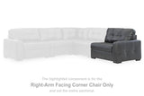 Tampa Furniture Outlet - Ashley Furniture - Brindley Pier Sectional - RAF Corner Chair / Fog - 9950365