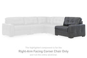 Tampa Furniture Outlet - Ashley Furniture - Brindley Pier Sectional - RAF Corner Chair / Fog - 9950365