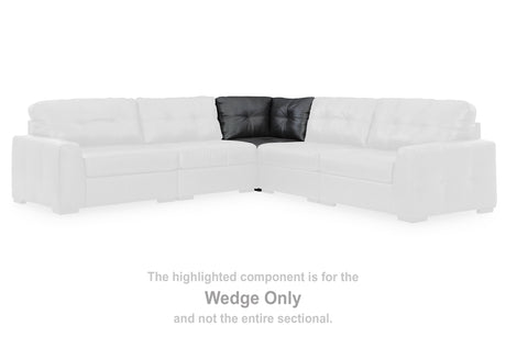 Tampa Furniture Outlet - Ashley Furniture - Brindley Pier Sectional - Wedge / Fog - 9950377