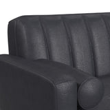 Horizon - Sofa With Wood Front And 2 Pillows - Tampa Furniture Outlet