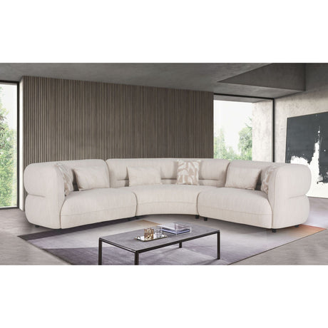 Four Seasons - Sectional Set With 6 Pillows - Camel - Tampa Furniture Outlet