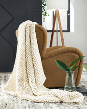 Tampa Furniture Outlet - Ashley Furniture - Chaddon Throw - Throw / Black - A1001061T