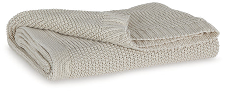 Tampa Furniture Outlet - Ashley Furniture - Gayelery Throw (Set of 3) - Throw (3/CS) / Sand - A1001084