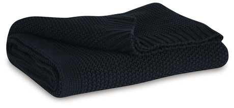 Tampa Furniture Outlet - Ashley Furniture - Gayelery Throw (Set of 3) - Throw (3/CS) / Black - A1001086