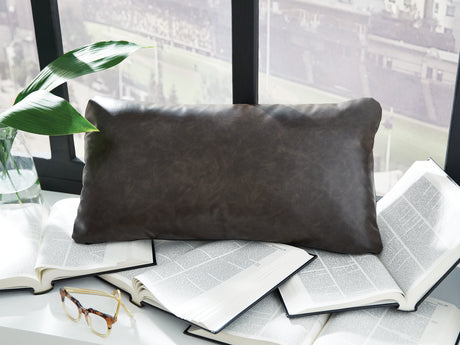 Tampa Furniture Outlet - Ashley Furniture - Danvale Pillows - Pillow (4/CS) / Dark Brown - A1001142