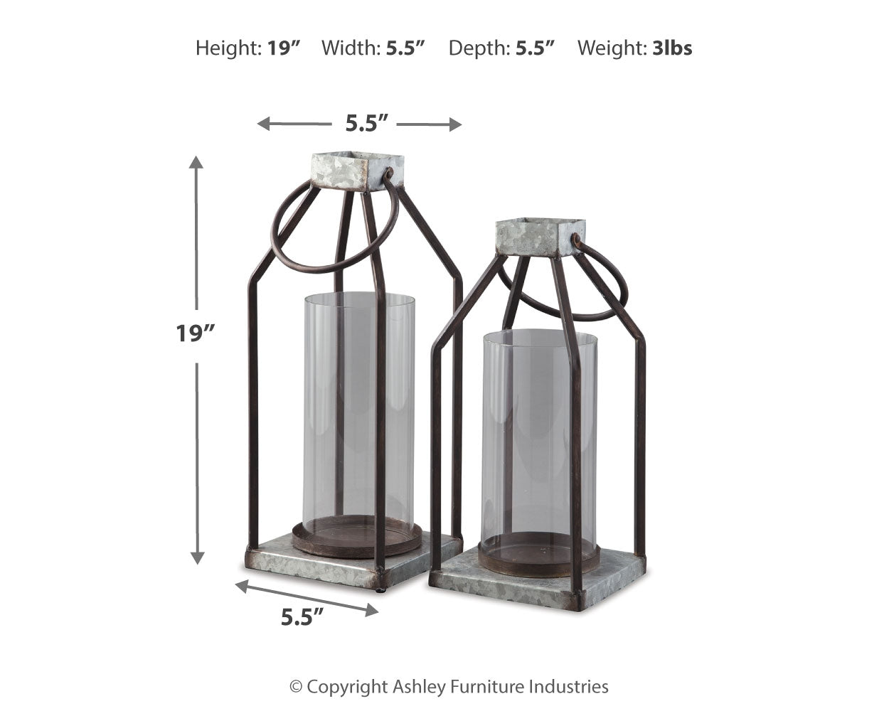 Diedrick Candle Holder - Tampa Furniture Outlet