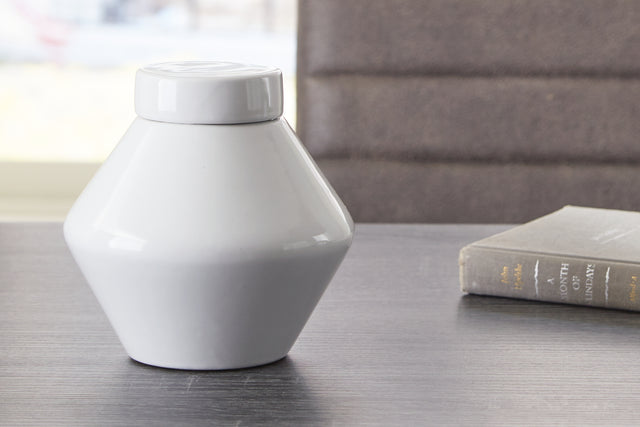 Tampa Furniture Outlet - Ashley Furniture - Domina Jar - Jar / White - A2000484J