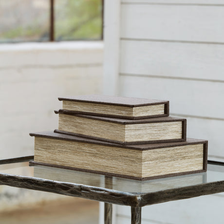 Tampa Furniture Outlet - Ashley Furniture - Jolina Box (Set of 3) - Box Set (3/CN) / Brown - A2000488