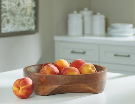 Tampa Furniture Outlet - Ashley Furniture - Myrtewood Bowl - Bowl / Natural - A2000610