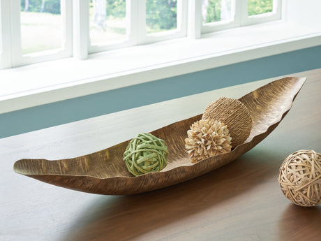 Tampa Furniture Outlet - Ashley Furniture - Wystenburg Tray - Tray / Antique Gold Finish - A2000744