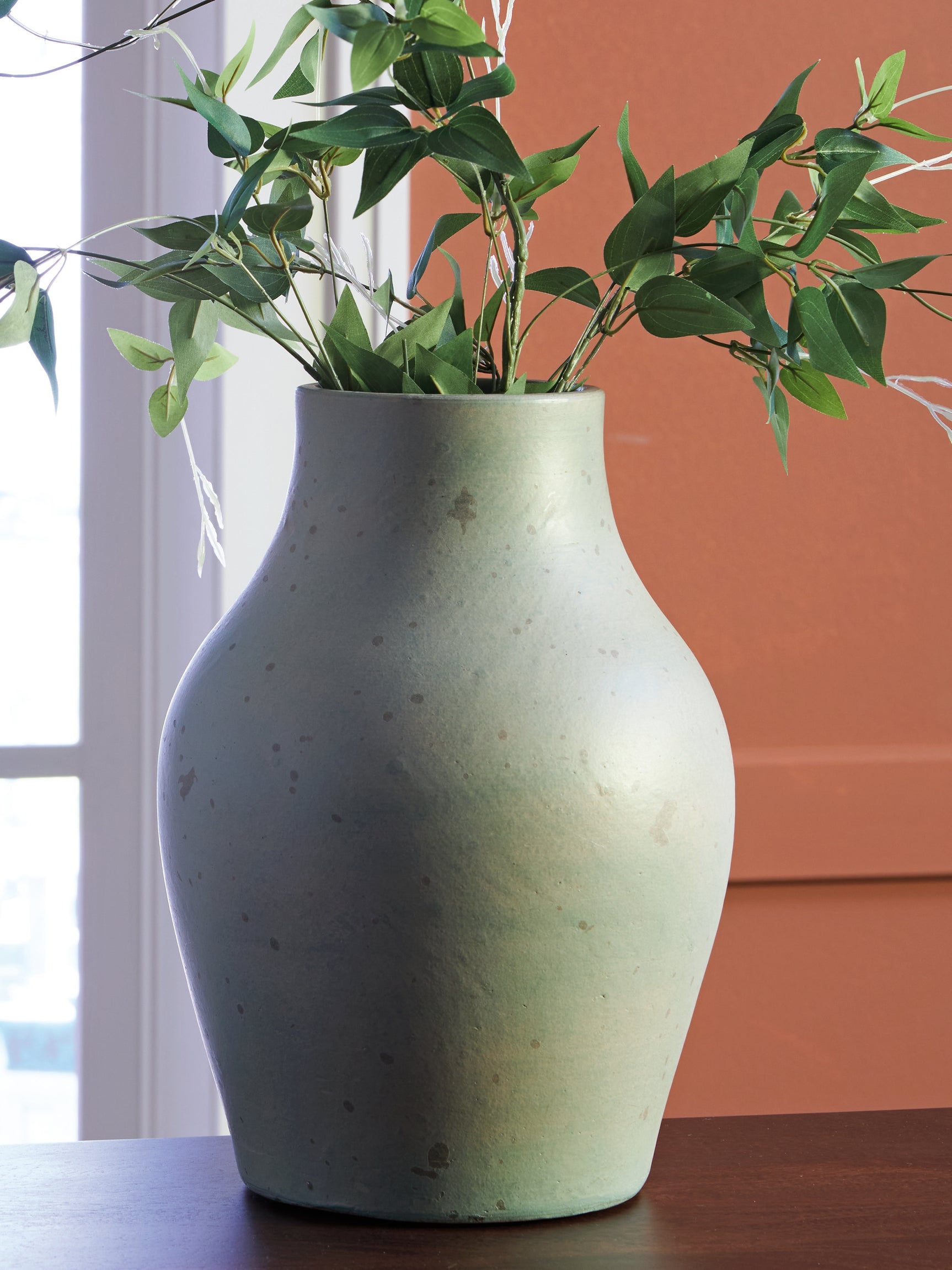 Tampa Furniture Outlet - Ashley Furniture - Baychester Vase - Vase / Antique Green - A2000806