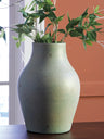 Tampa Furniture Outlet - Ashley Furniture - Baychester Vase - Vase / Antique Green - A2000806