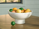 Tampa Furniture Outlet - Ashley Furniture - Dallinworth Bowl - Bowl / White/Black - A2000833