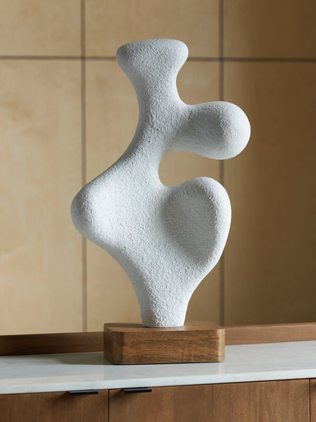 Tampa Furniture Outlet - Ashley Furniture - Lavarsen Sculpture - Sculpture / White/Brown - A2000840
