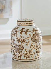Tampa Furniture Outlet - Ashley Furniture - Adalham Jar - Jar / Cream/Brown - A2000909
