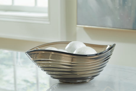 Tampa Furniture Outlet - Ashley Furniture - Solariston Bowl - Bowl / Gray/Brown - A2900016