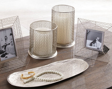 Tampa Furniture Outlet - Ashley Furniture - Dympna Accessory Set (Set of 5) - Accessory Set (5/CN) / Silver Finish - A2C00115