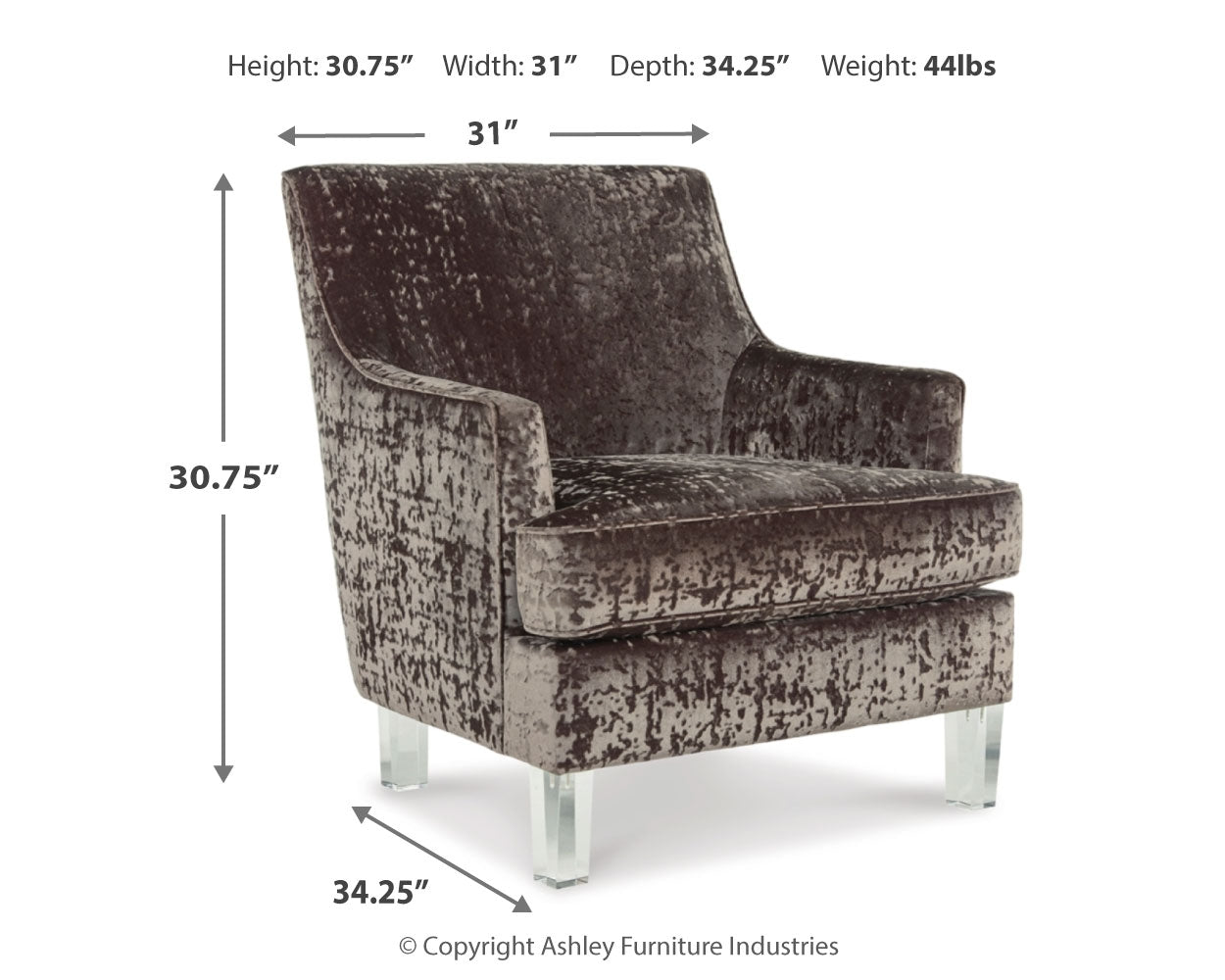 Gloriann Accent Chair - Tampa Furniture Outlet