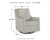 Kambria Swivel Glider Accent Chair - Tampa Furniture Outlet