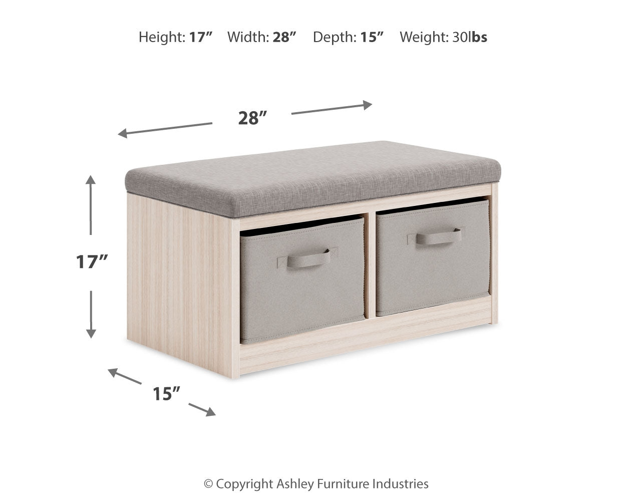 Blariden Storage Bench