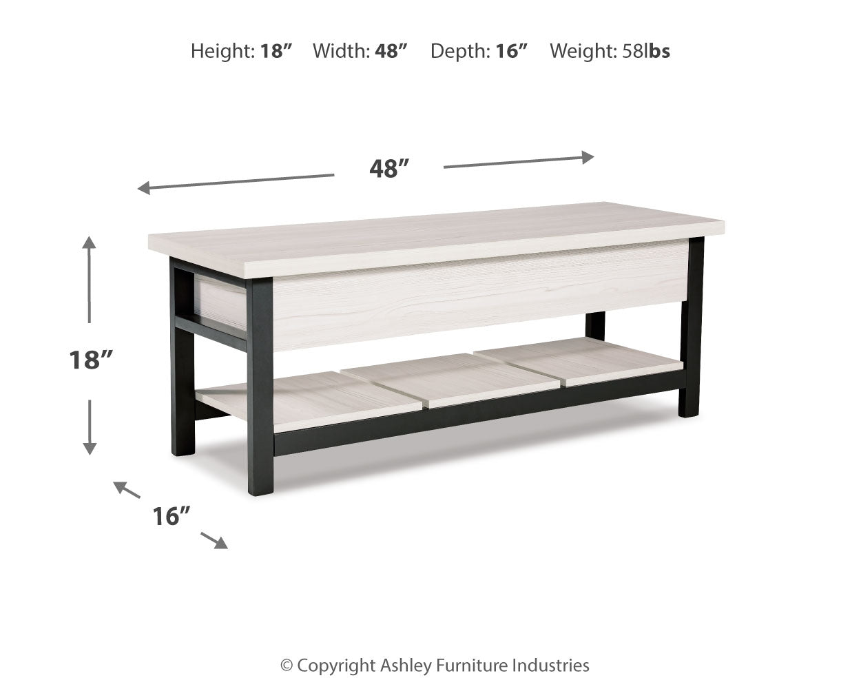 Rhyson Storage Bench