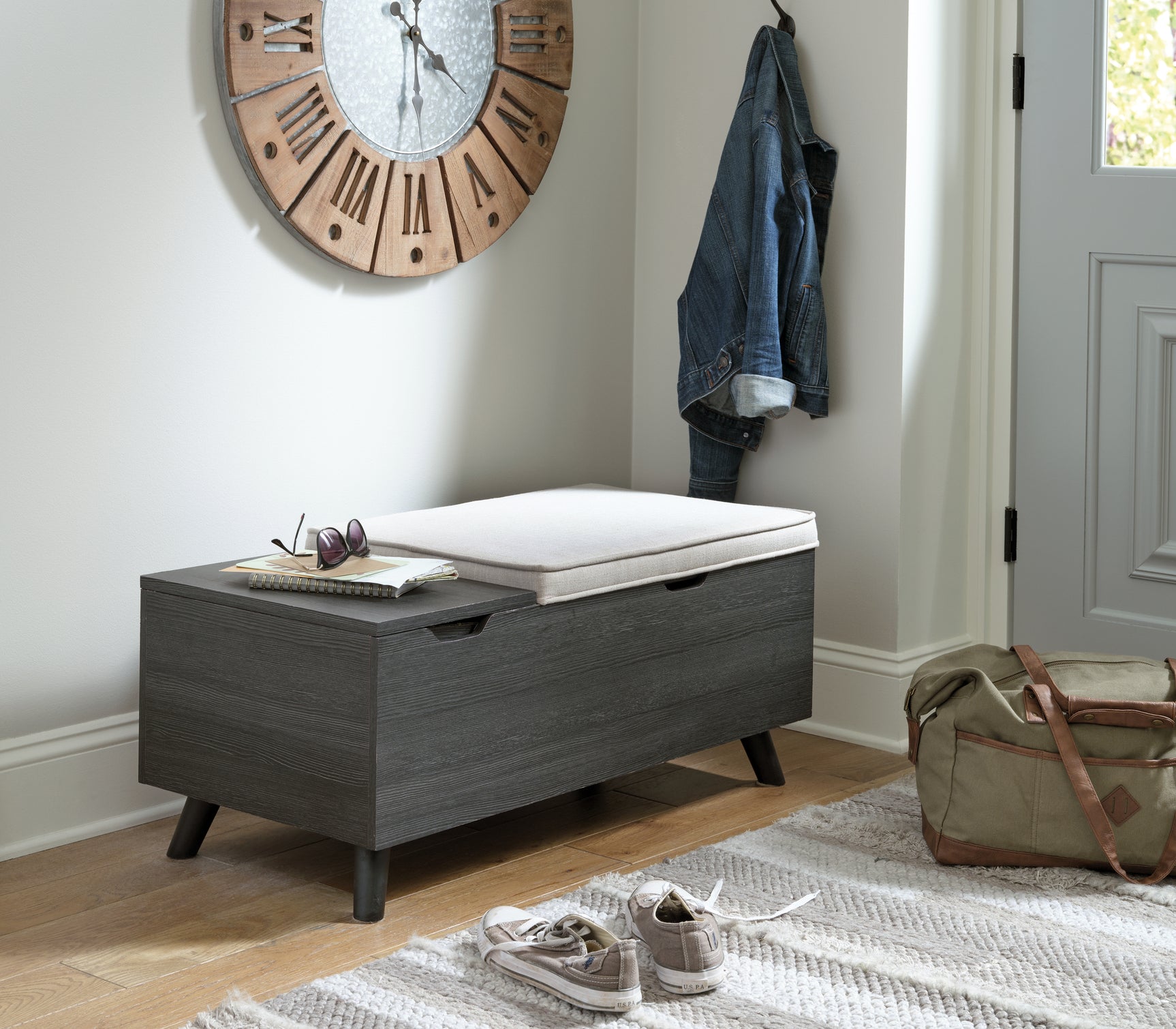 Yarlow Storage Bench - Gray Yarlow Storage Bench - Gray