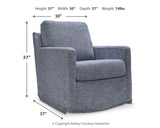 Nenana Next-Gen Nuvella Swivel Glider Accent Chair - Tampa Furniture Outlet