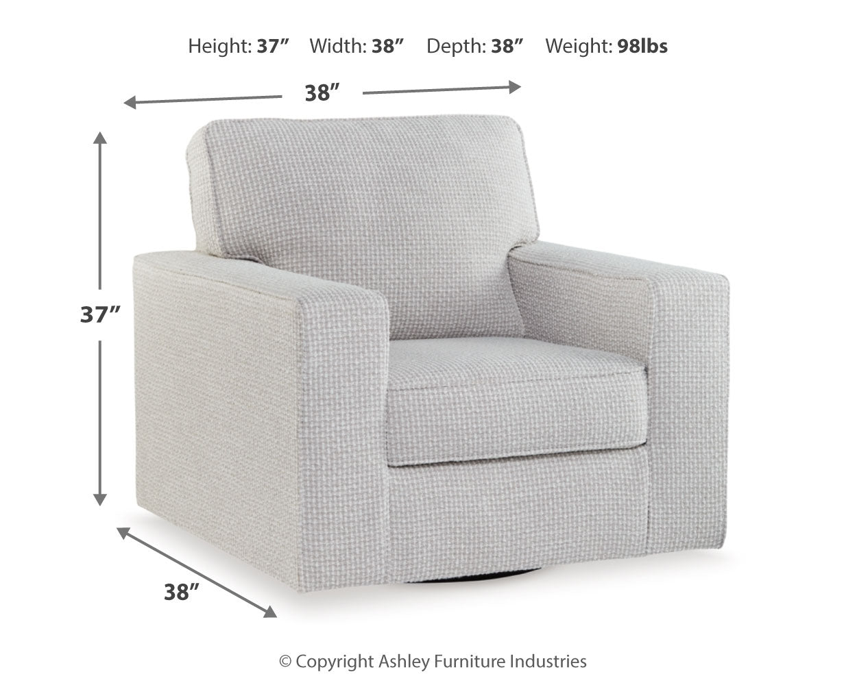 Olwenburg Swivel Accent Chair - Tampa Furniture Outlet