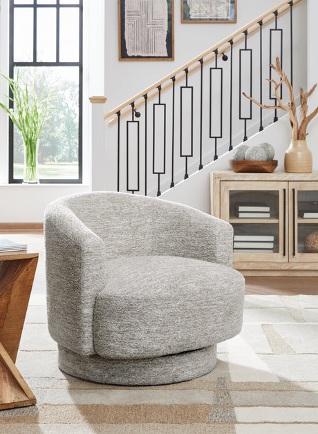 Tampa Furniture Outlet - Ashley Furniture - Wardsor Swivel Accent Chair - Swivel Accent Chair / Stone - A3000731